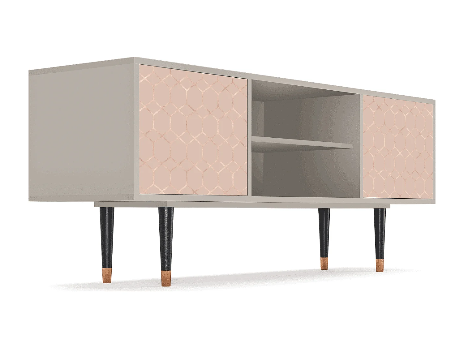 Mueble de TV - 170х69х48 cm - T2 - Rose Honeycomb, Arena