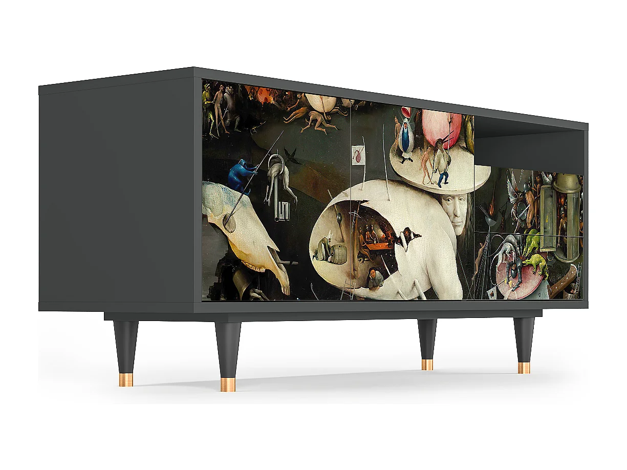 Meuble TV - 125х56х41 cm - T7 - The Garden 2, Anthracite