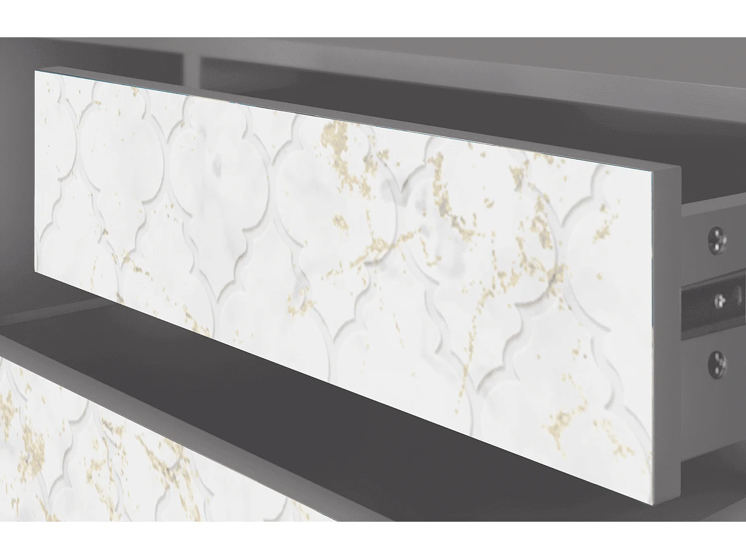 Meuble TV - 170х59х48 cm - T4 - Sweet Cotton, Gris