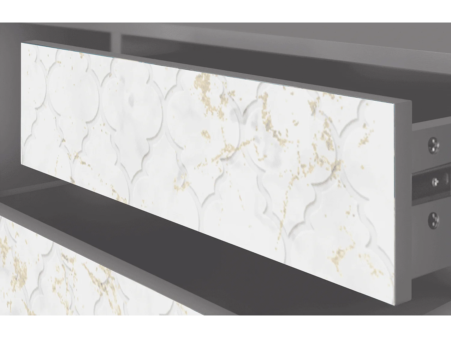 Meuble TV - 170х59х48 cm - T4 - Sweet Cotton, Gris