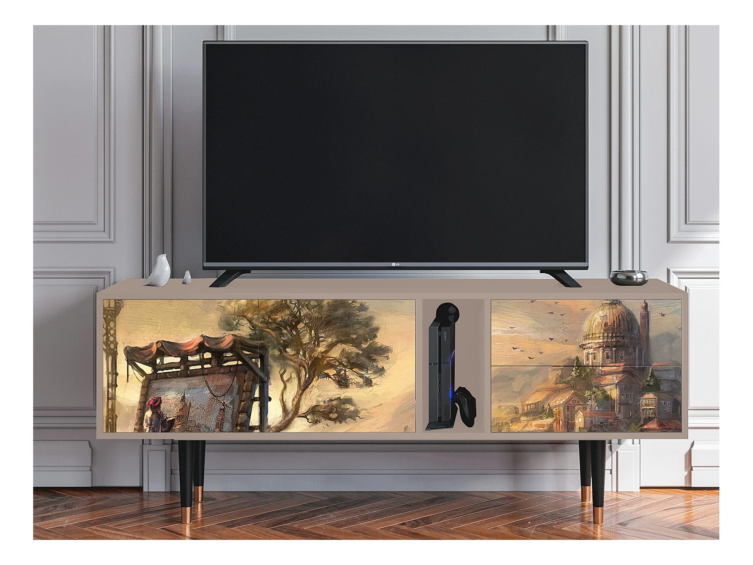 TV-Möbel - 170х69х48 cm - T1 - Venice, Latte
