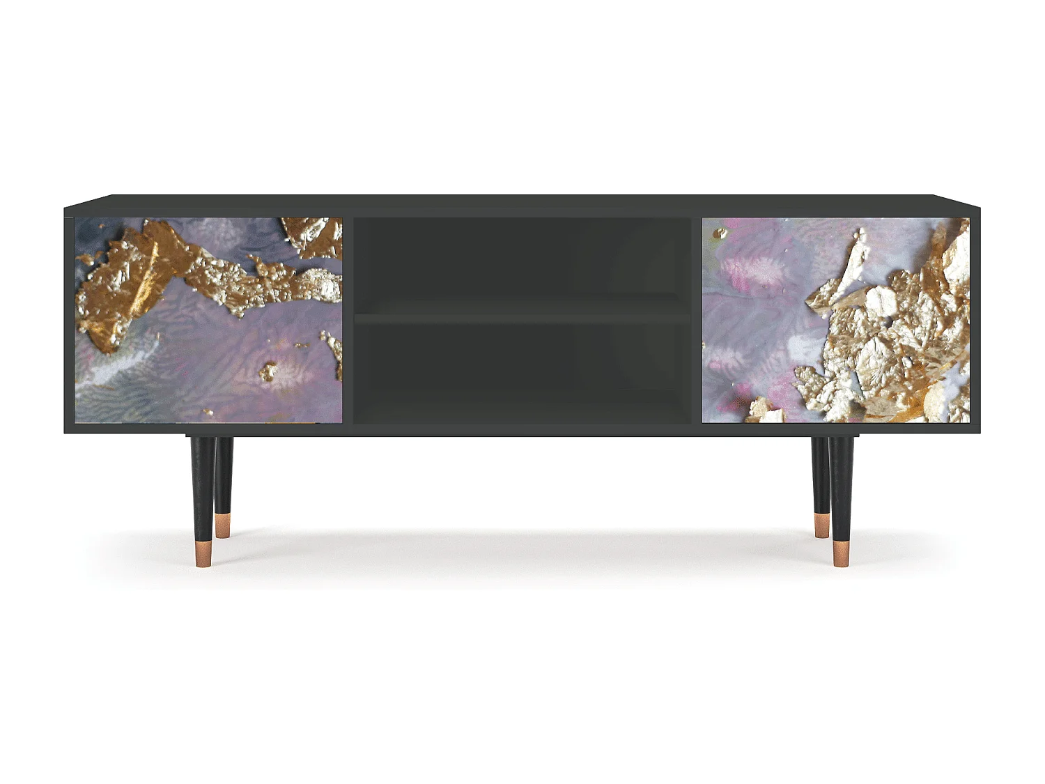 Meuble TV - 170х69х48 cm - T2 - Planet Earth, Anthracite