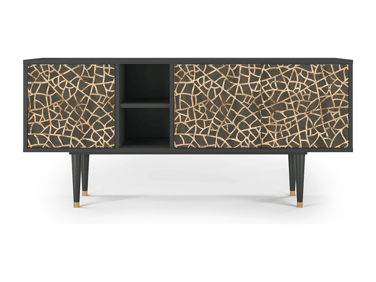 Meuble TV - 150х69х41 cm - T5 - Enlarged Leaf, Anthracite