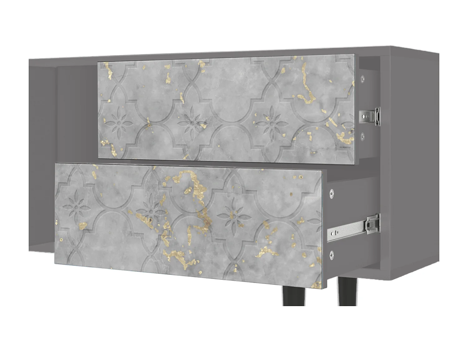 Meuble TV - 170х69х48 cm - T1 - Mariana Trench, Gris