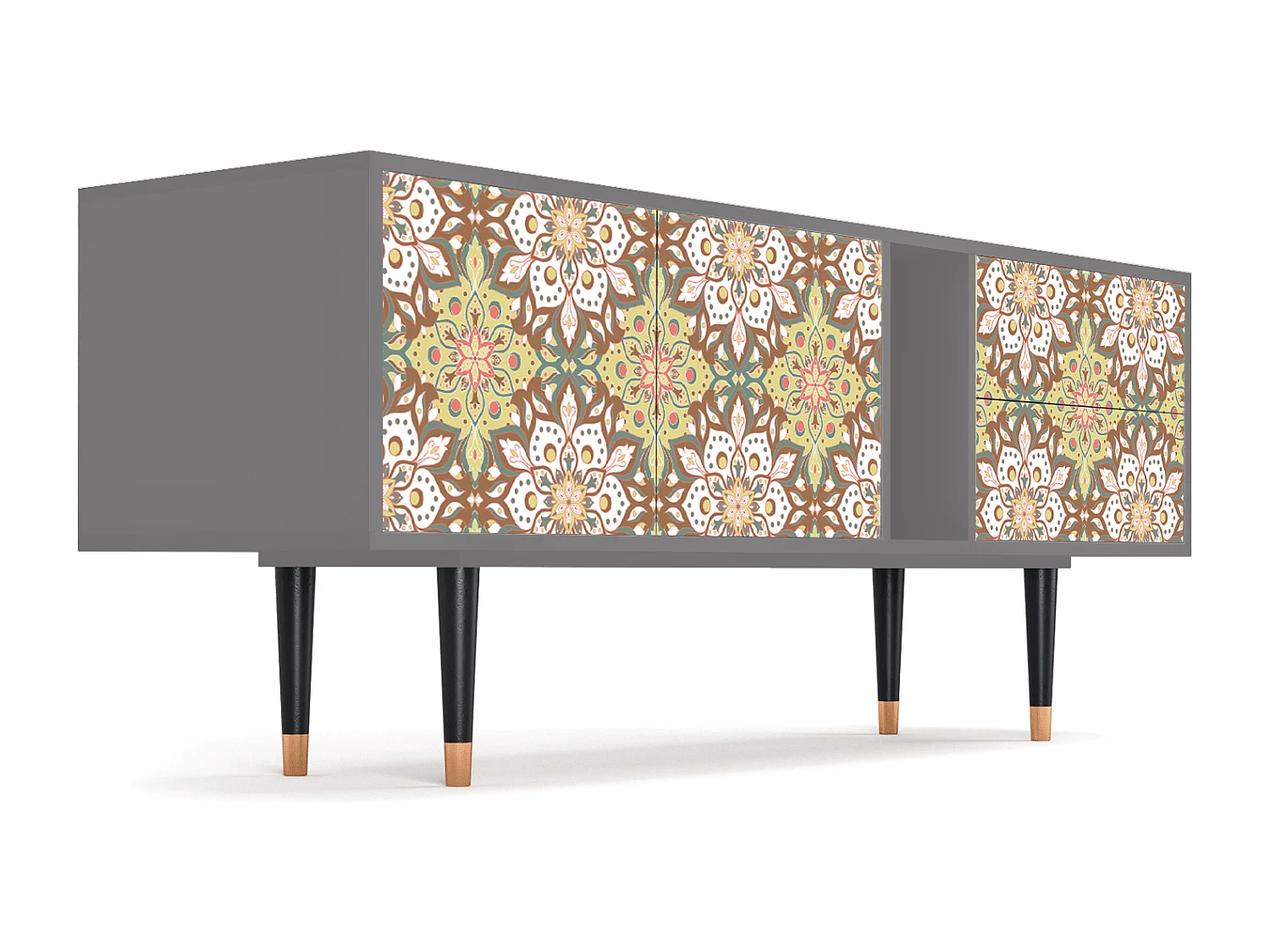 Meuble TV - 170х69х48 cm - T1 - Chinese Tea, Gris