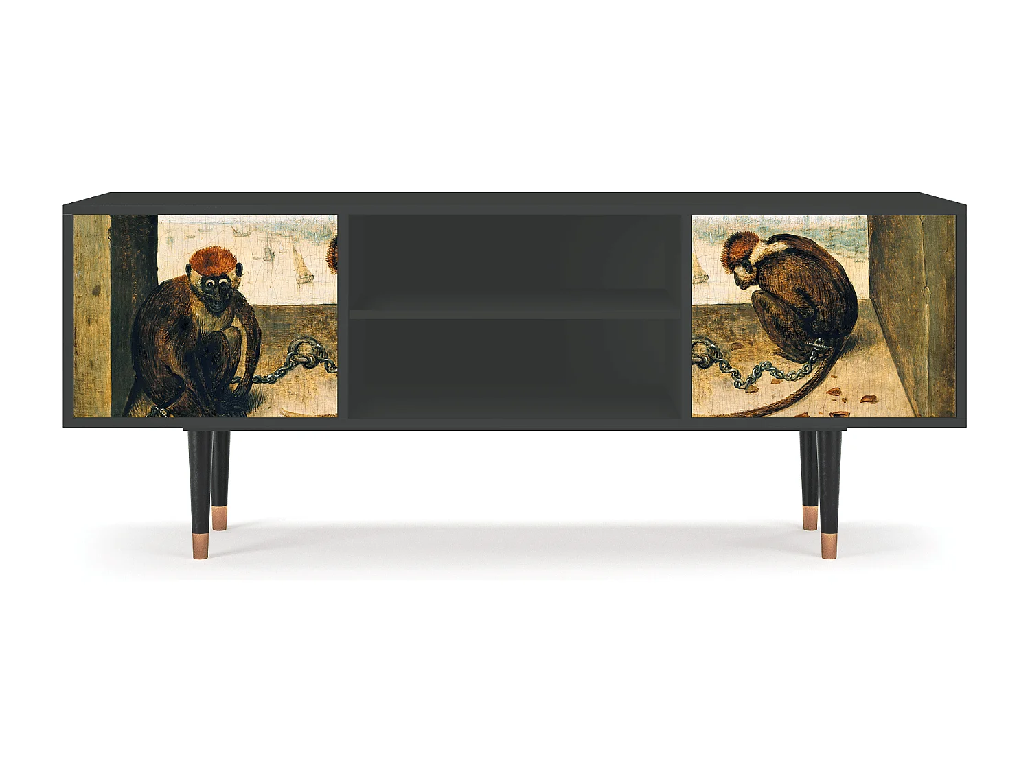 Meuble TV - 170х69х48 cm - T2 - Two Monkeys, Anthracite