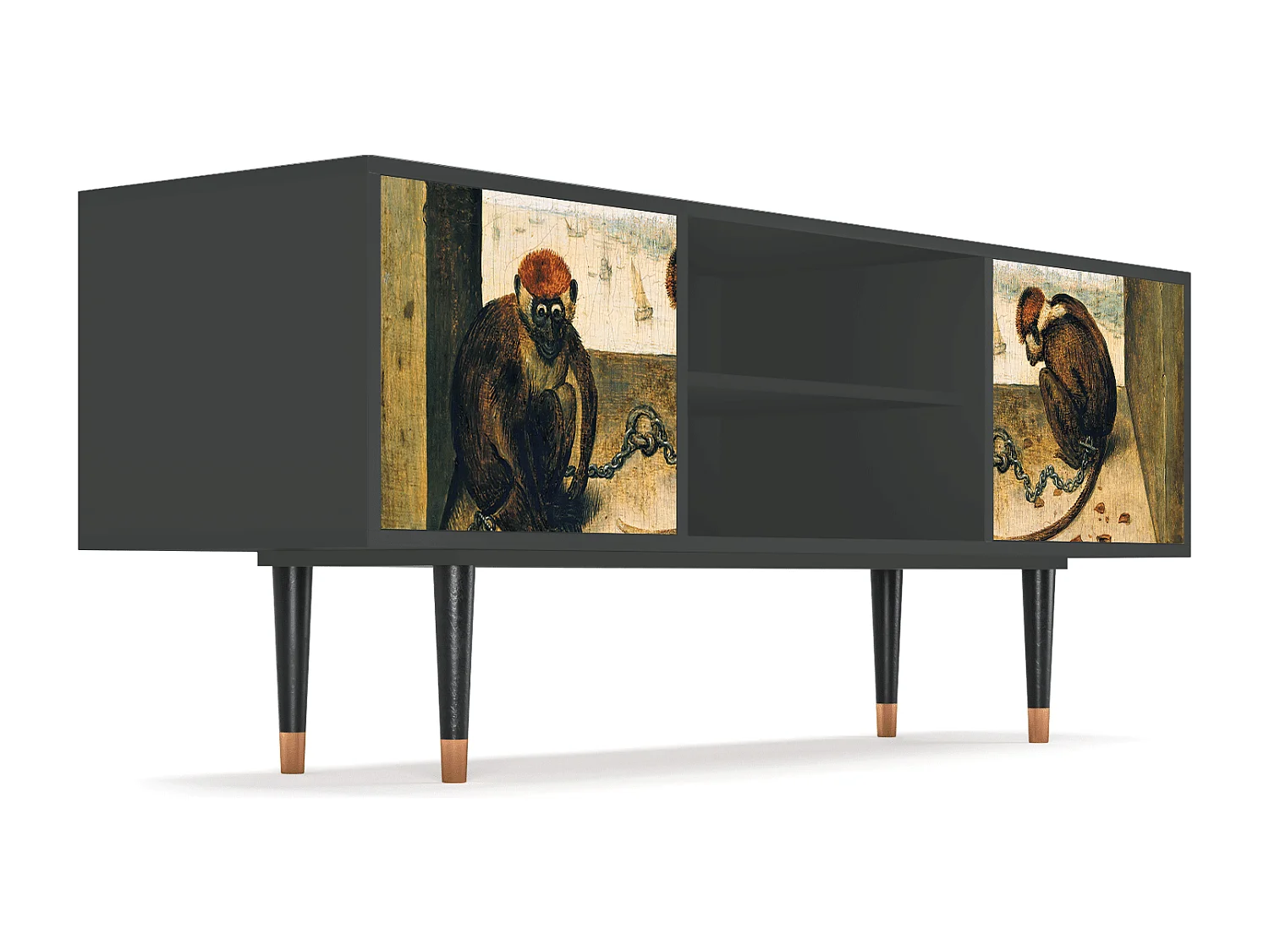 Meuble TV - 170х69х48 cm - T2 - Two Monkeys, Anthracite