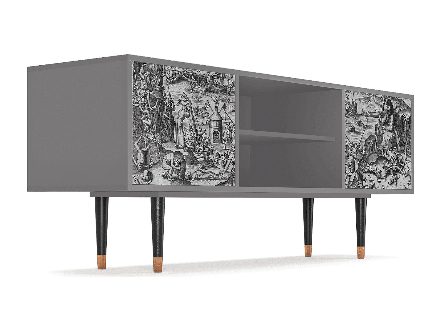 TV-Möbel - 170х69х48 cm - T2 - The Temptation, Grau