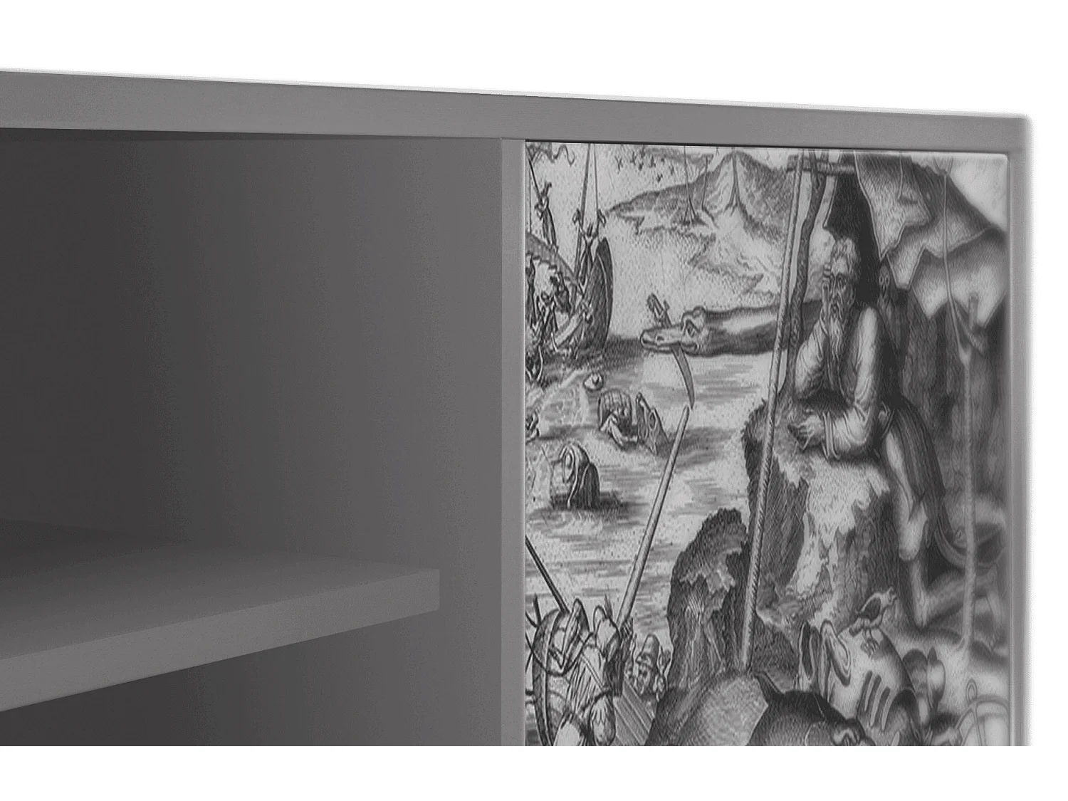 TV-Möbel - 170х69х48 cm - T2 - The Temptation, Grau