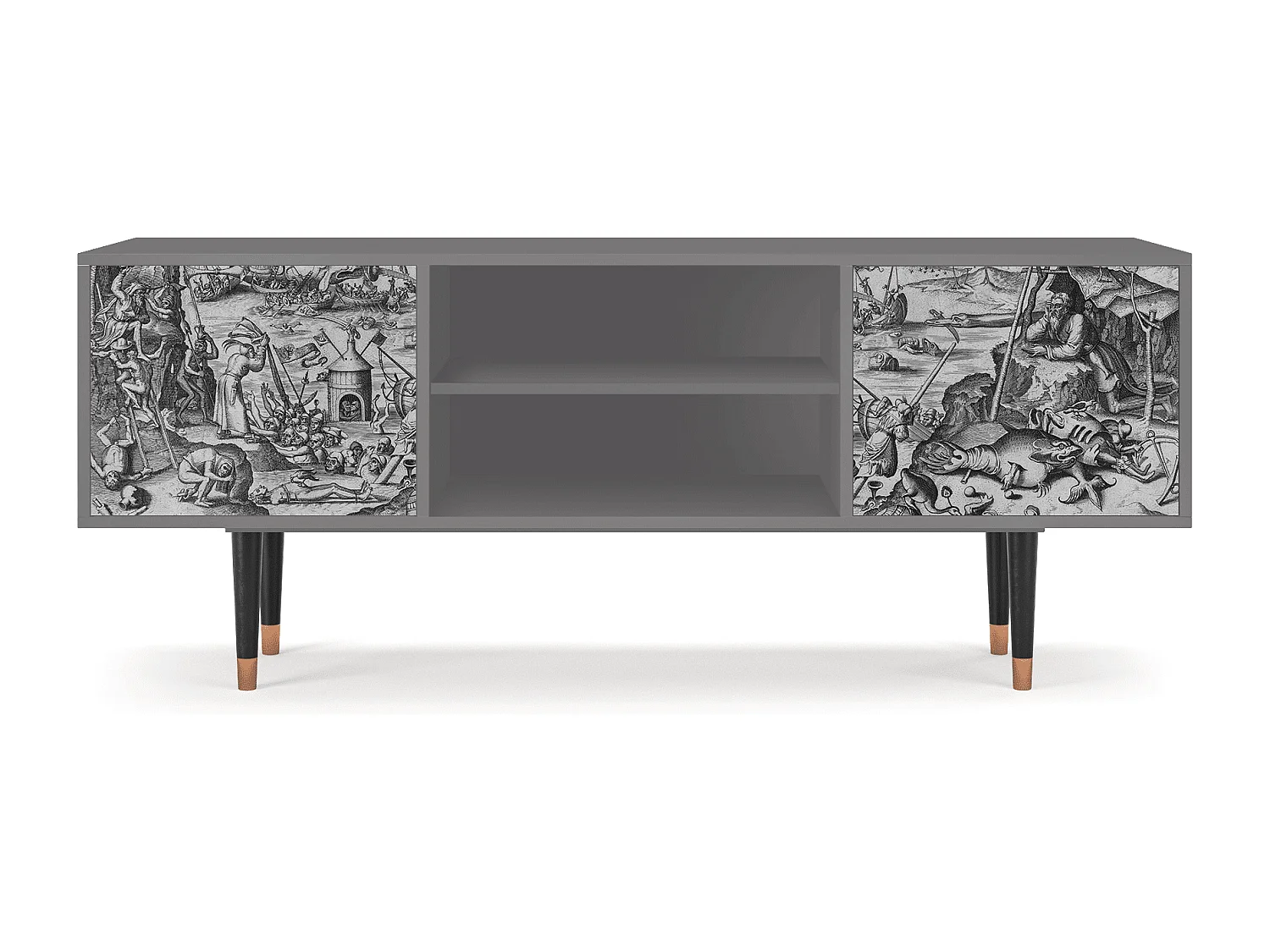 TV-Möbel - 170х69х48 cm - T2 - The Temptation, Grau