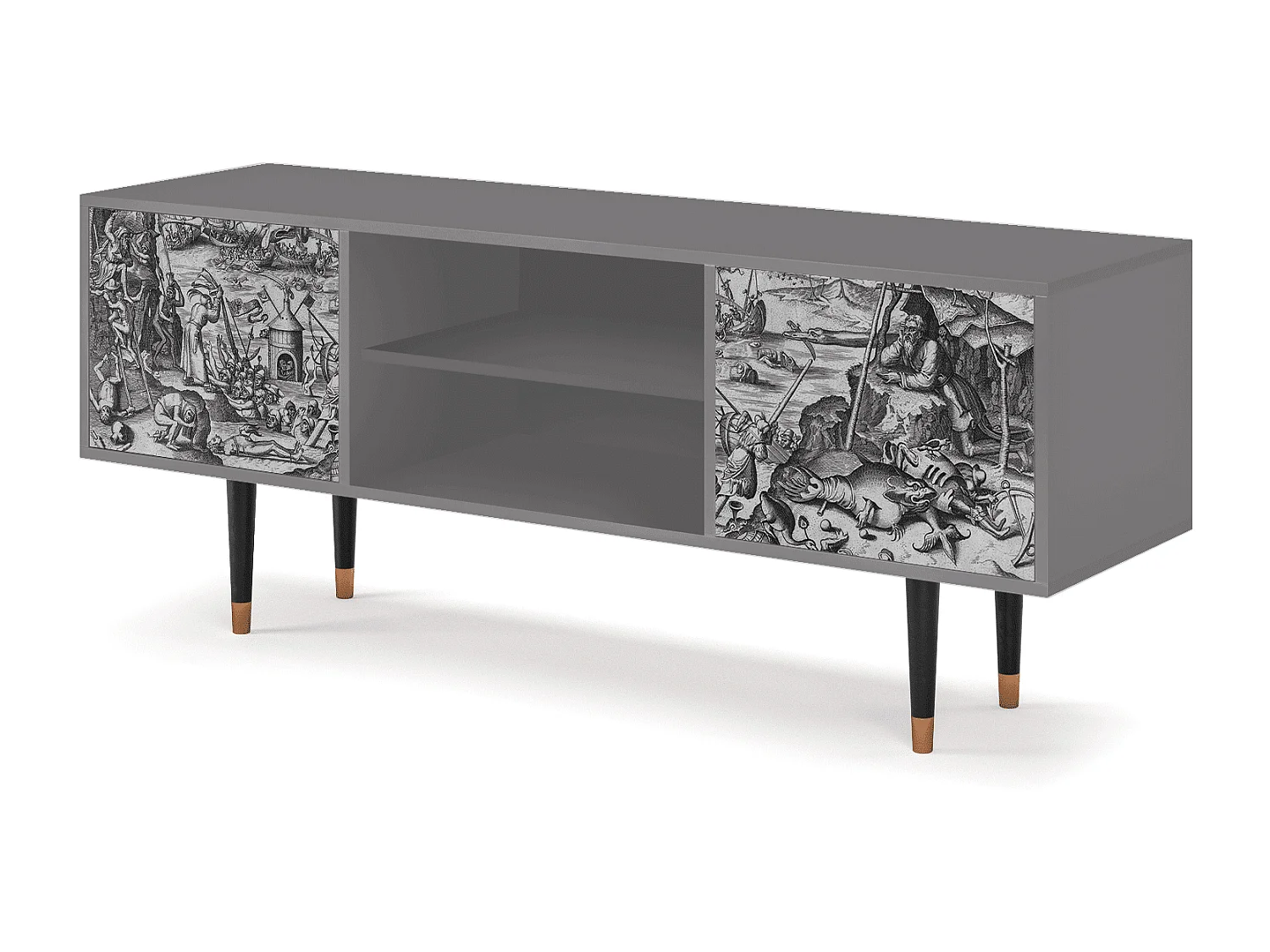 TV-Möbel - 170х69х48 cm - T2 - The Temptation, Grau