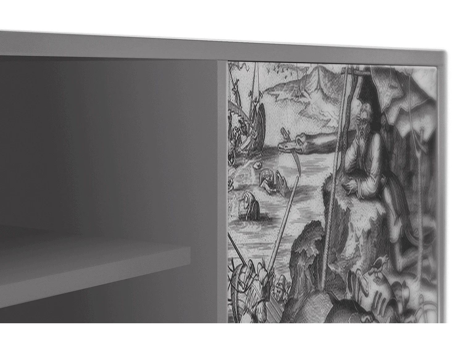 TV-Möbel - 170х69х48 cm - T2 - The Temptation, Grau