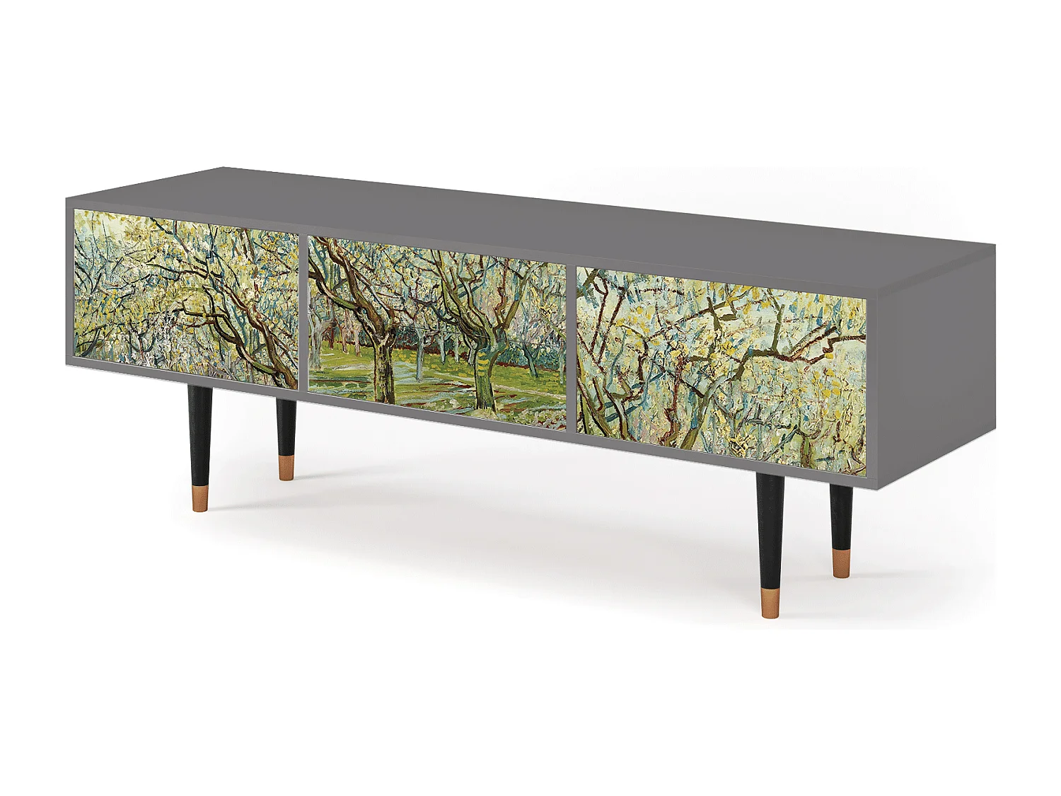 Meuble TV - 170х59х48 cm - T4 - The Blanc Orchard, Gris