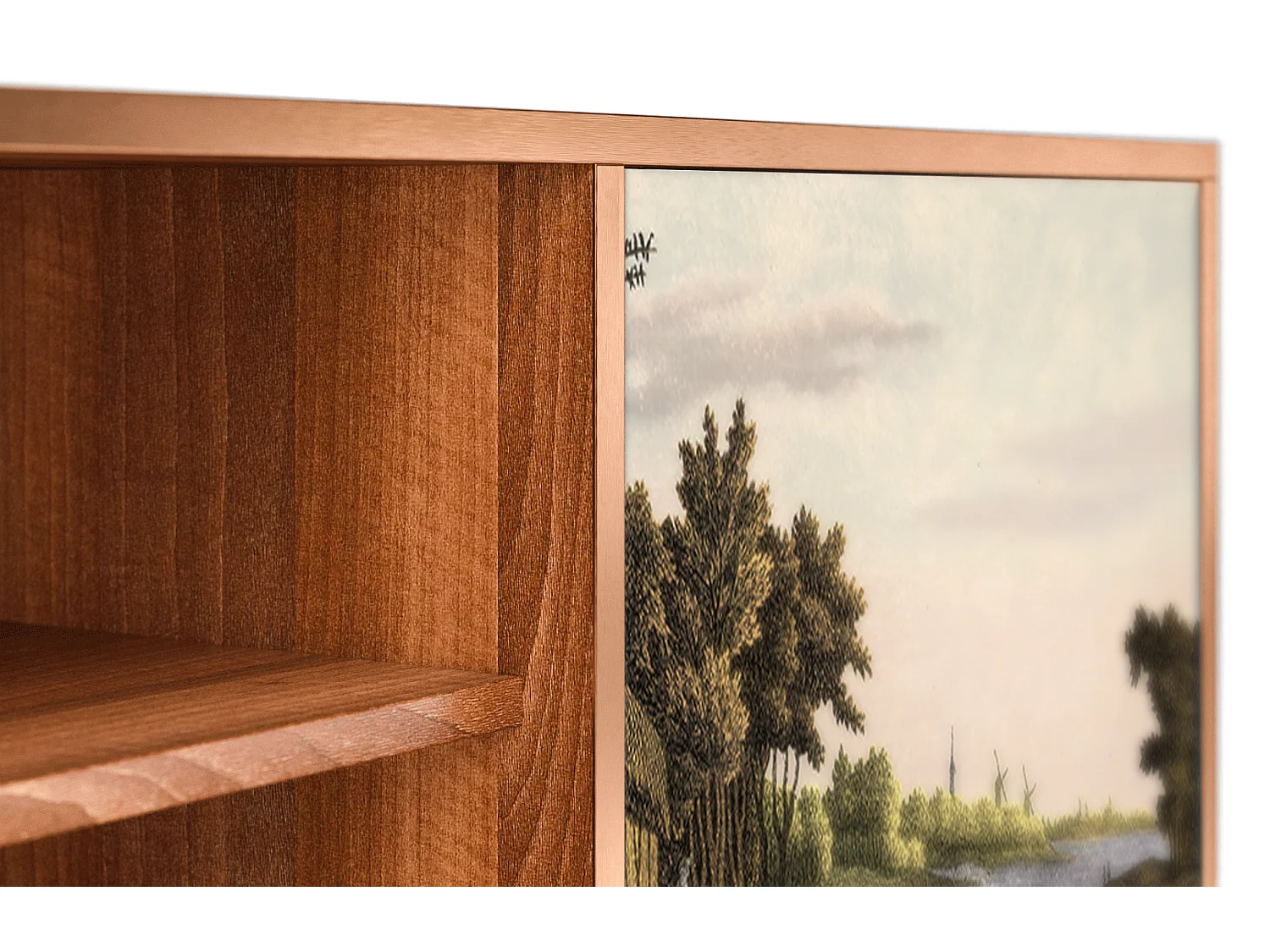 Meuble TV - 170х69х48 cm - T2 - Mill along a River, Noyer