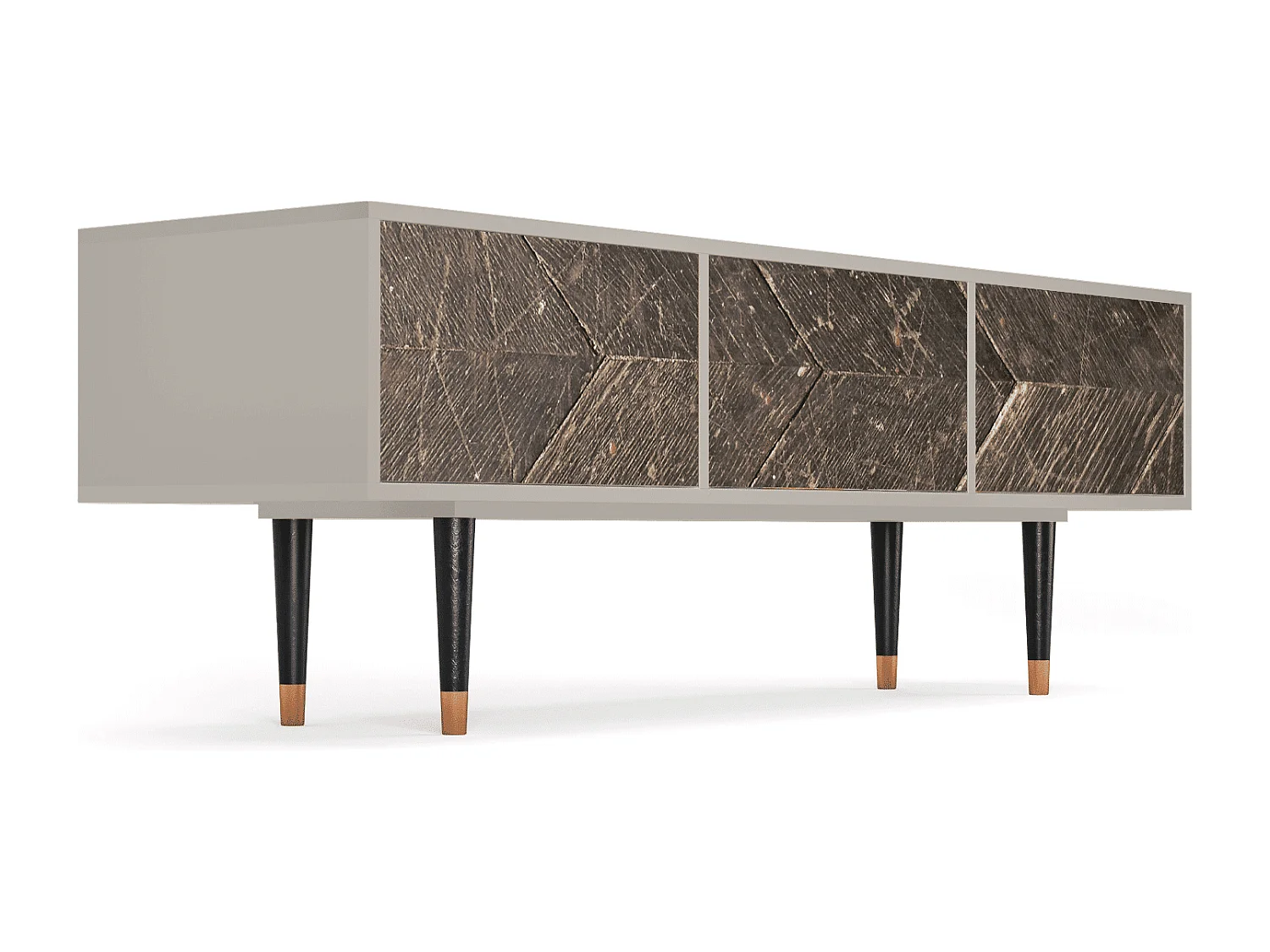 Szafka RTV - 170х59х48 cm - T4 - Wise Tree, Piaskowy