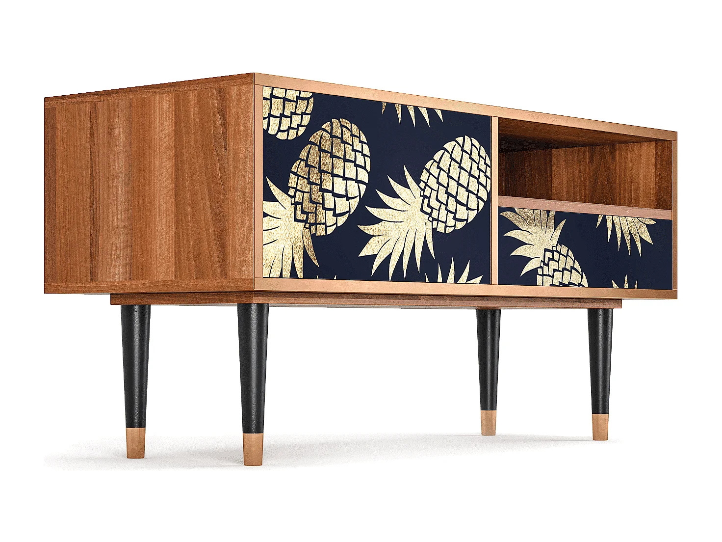 TV-meubel - 115х59х48 cm - T3 - Sunny Pineaple, Walnoot