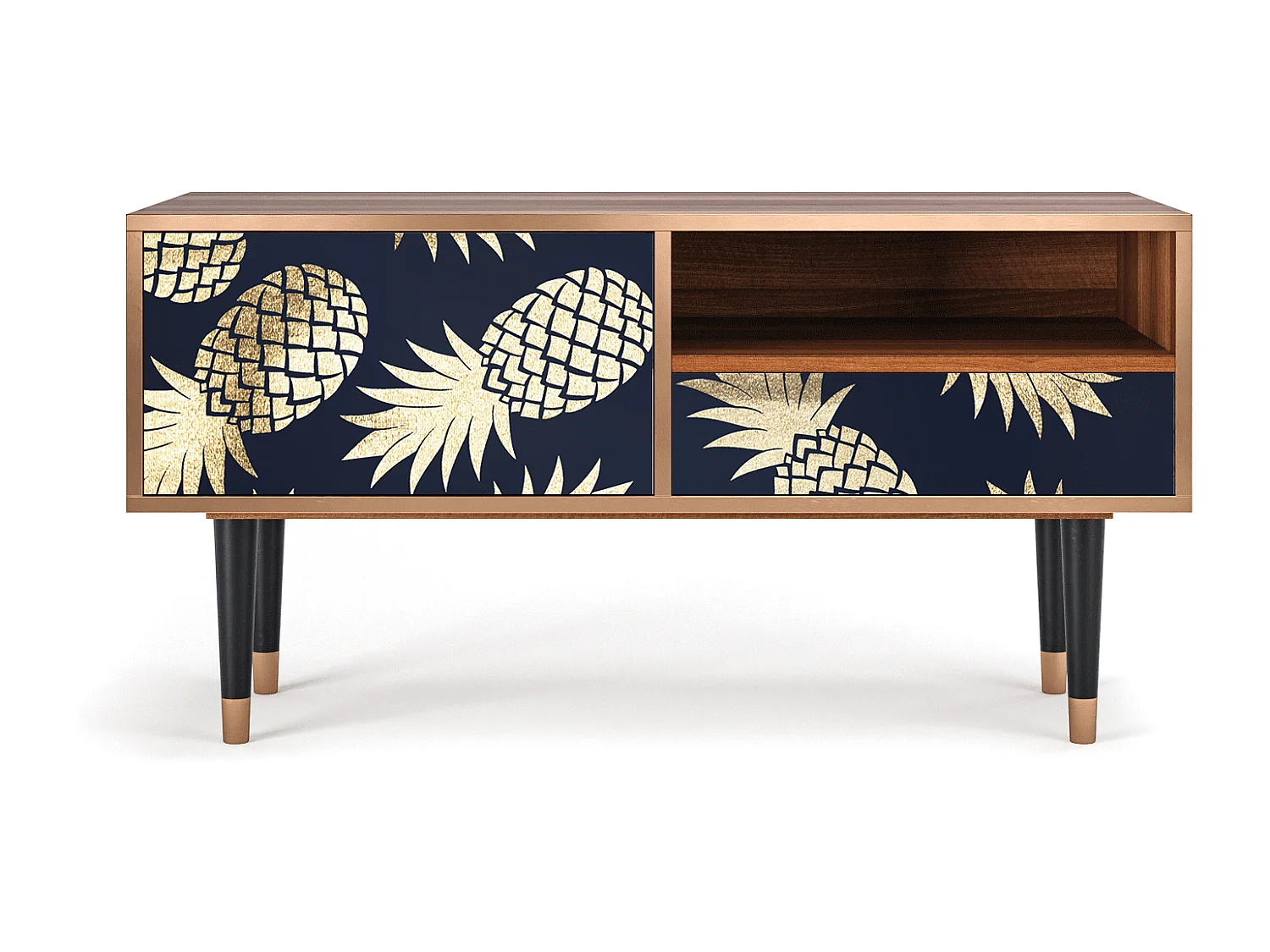 Mobile TV - 115х59х48 cm - T3 - Sunny Pineaple, Noce