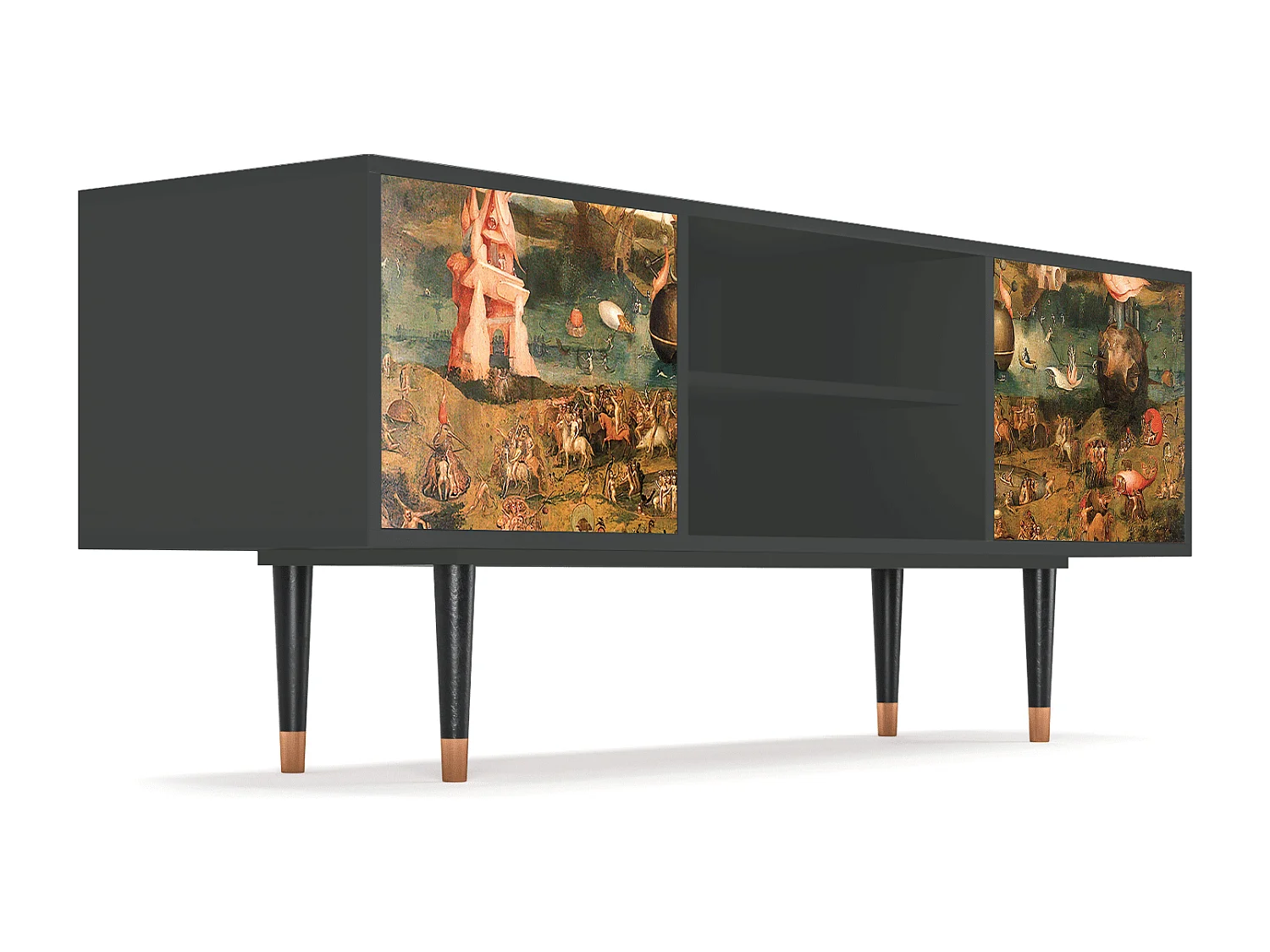 TV-Möbel - 170х69х48 cm - T2 - Garden of Delights , Anthrazit