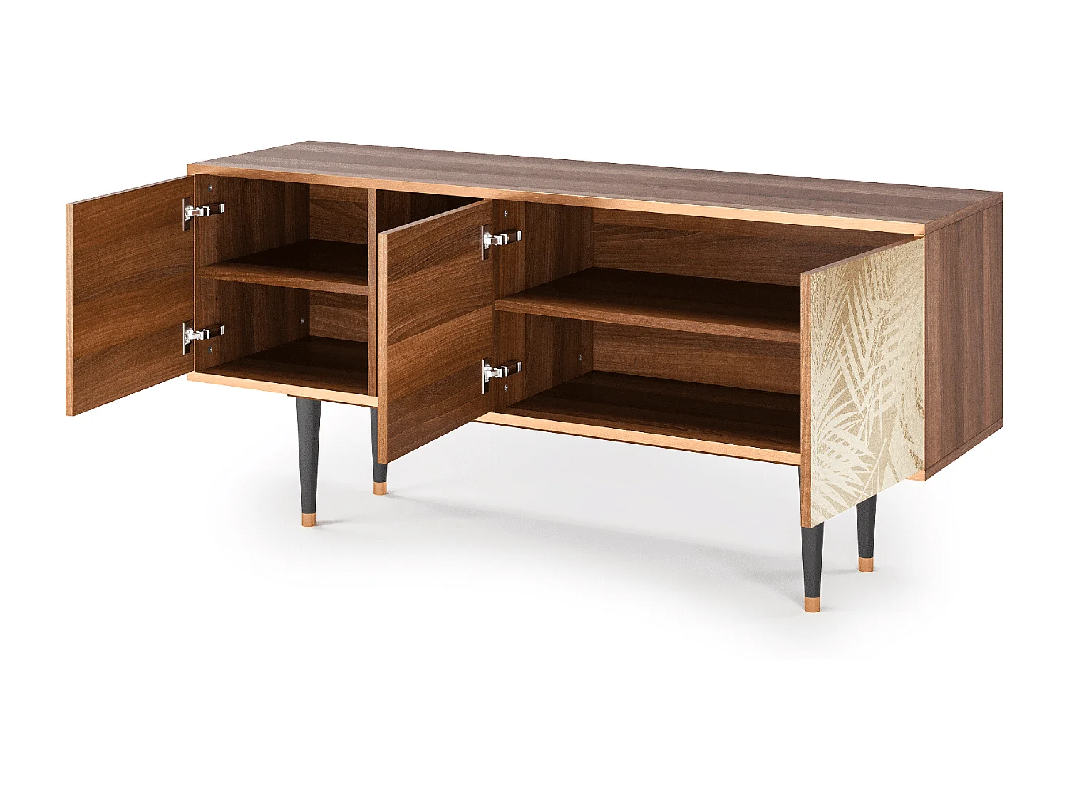 Meuble TV - 150х69х41 cm - T5 - Plant of the Dessert, Noyer