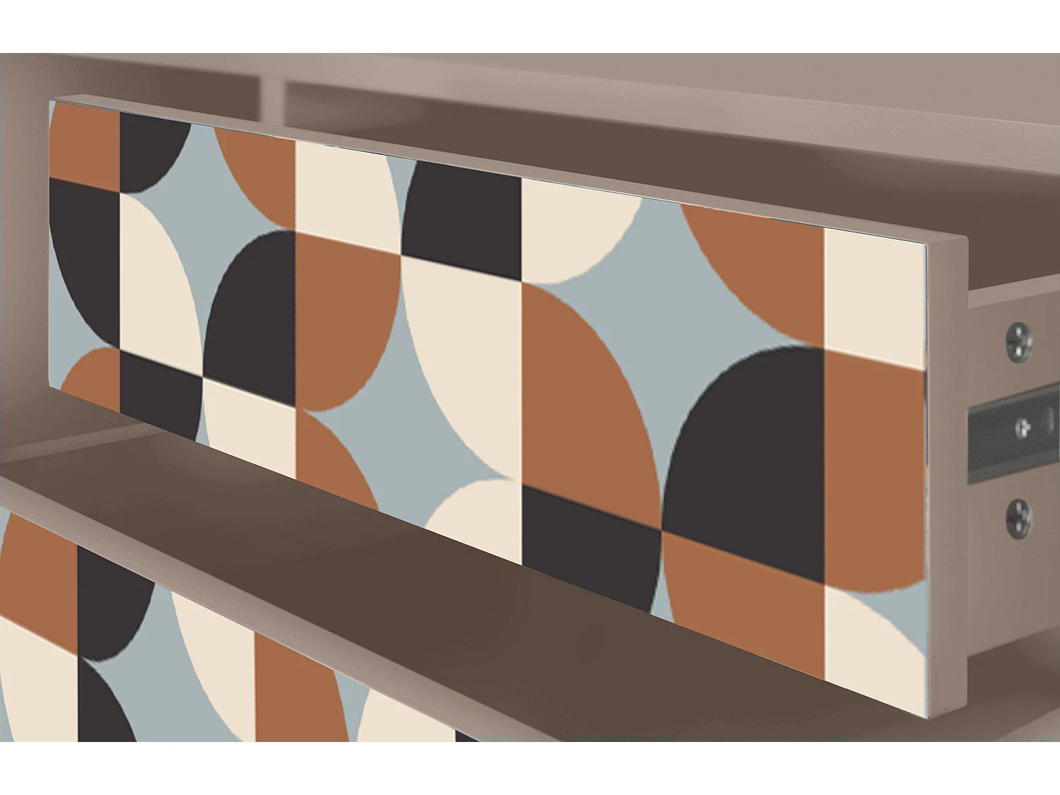 Mueble de TV - 170х59х48 cm - T4 - Brown Sensation, Latte