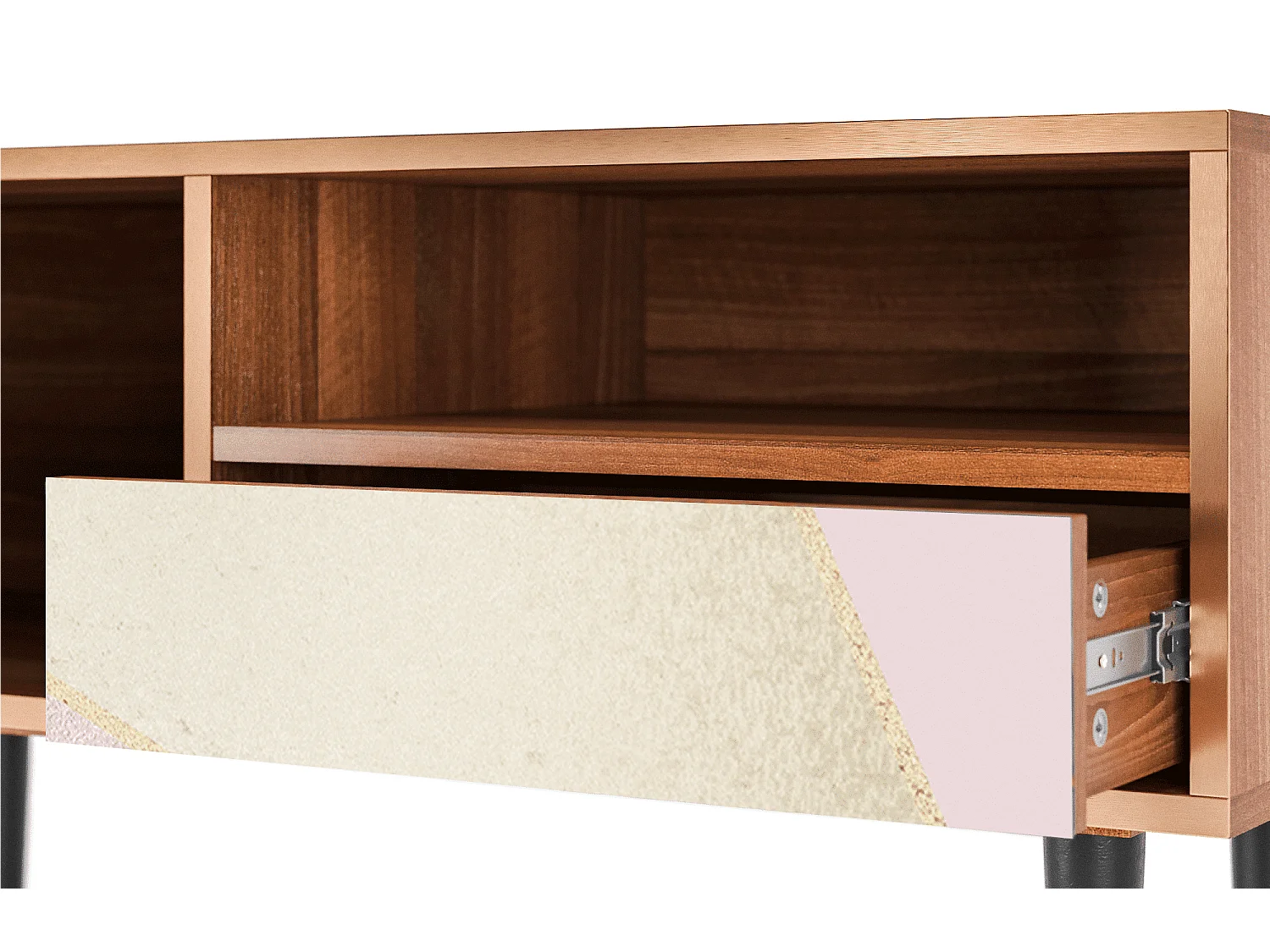 Meuble TV - 115х59х48 cm - T3 - Cosmopolitan Diva, Noyer