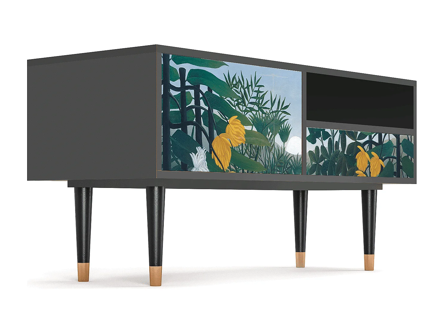 TV-meubel - 115х59х48 cm - T3 - The Repast of the Lion, Antraciet