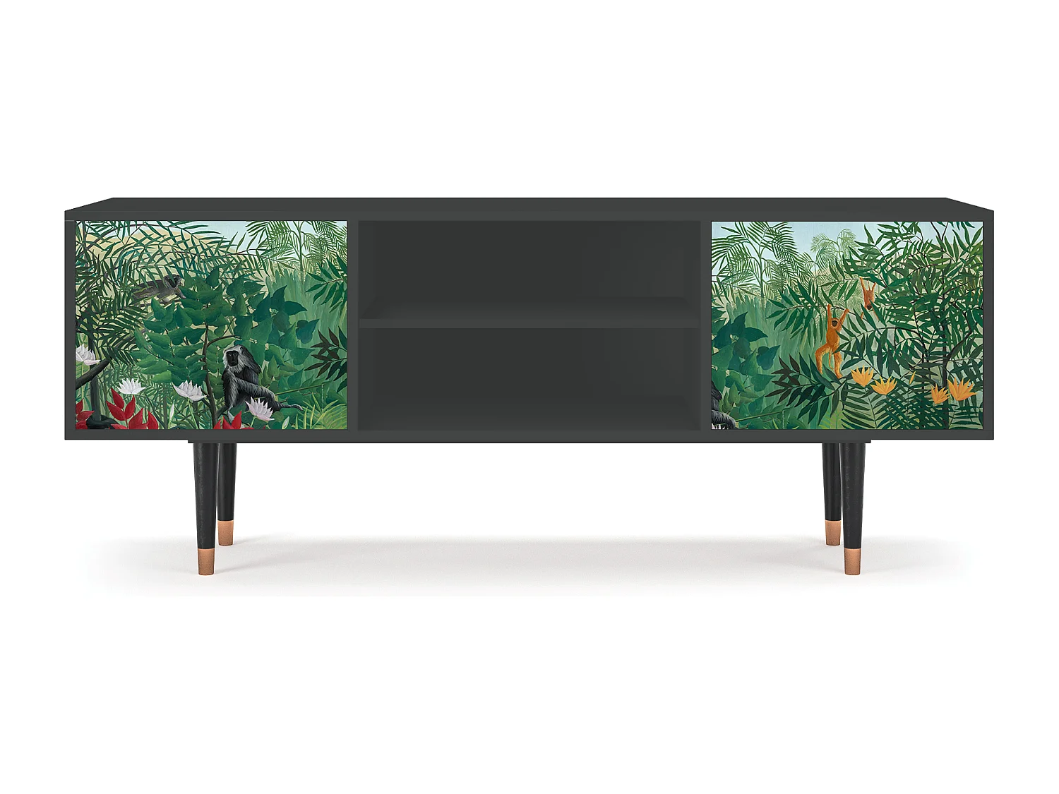 Mobile TV - 170х69х48 cm - T2 - Jungles in Paris, Antracite
