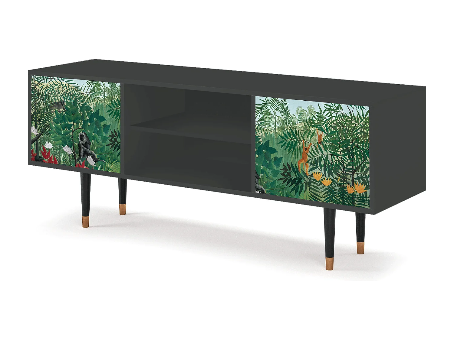 Mobile TV - 170х69х48 cm - T2 - Jungles in Paris, Antracite