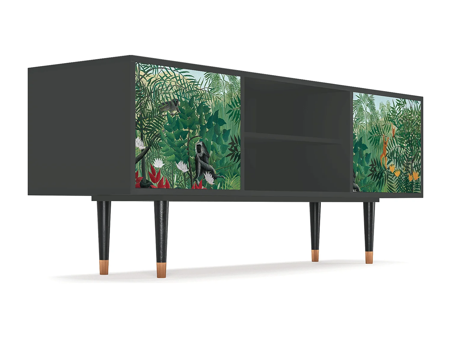 Mobile TV - 170х69х48 cm - T2 - Jungles in Paris, Antracite