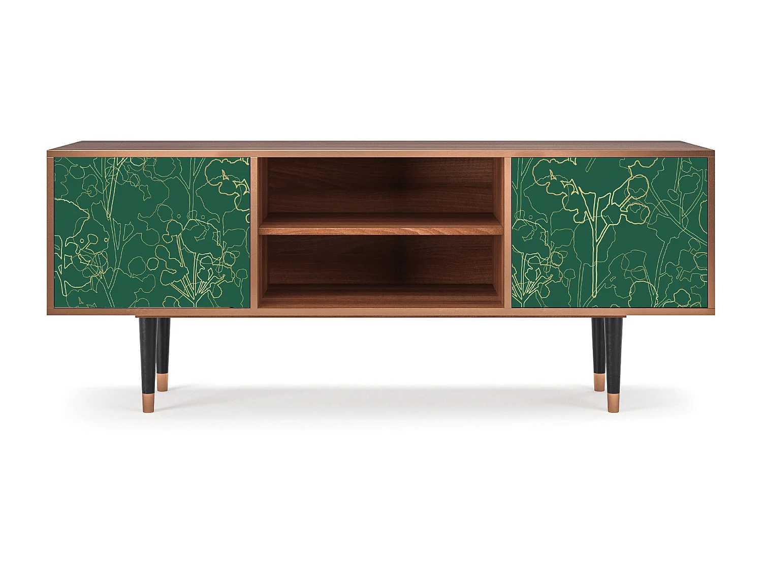 Mobile TV - 170х69х48 cm - T2 - Emerald Forest, Noce