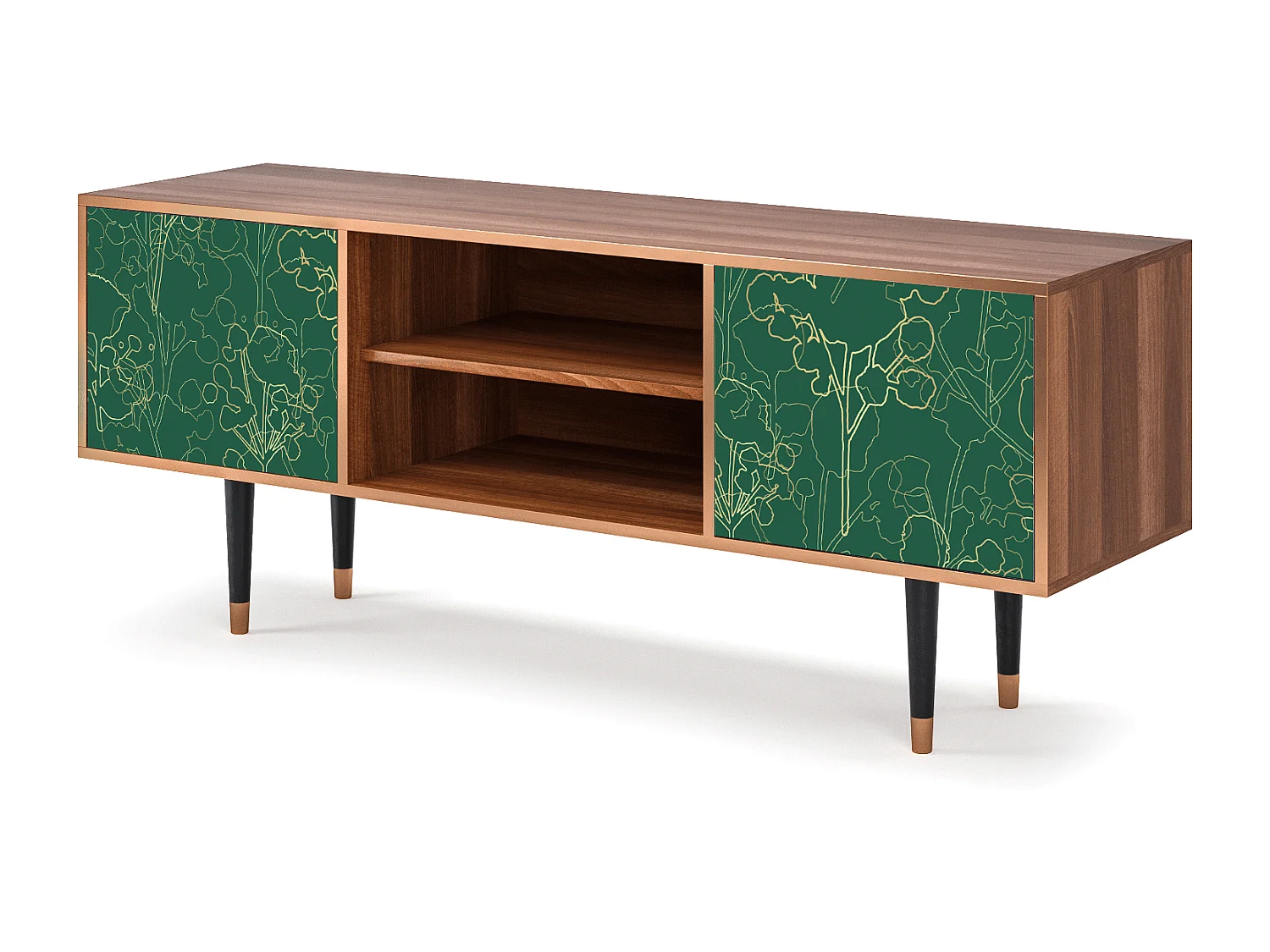 Mobile TV - 170х69х48 cm - T2 - Emerald Forest, Noce