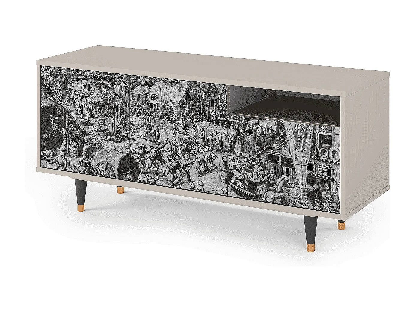 TV-Möbel - 125х56х41 cm - T7 - The Festival of Saint, Sand