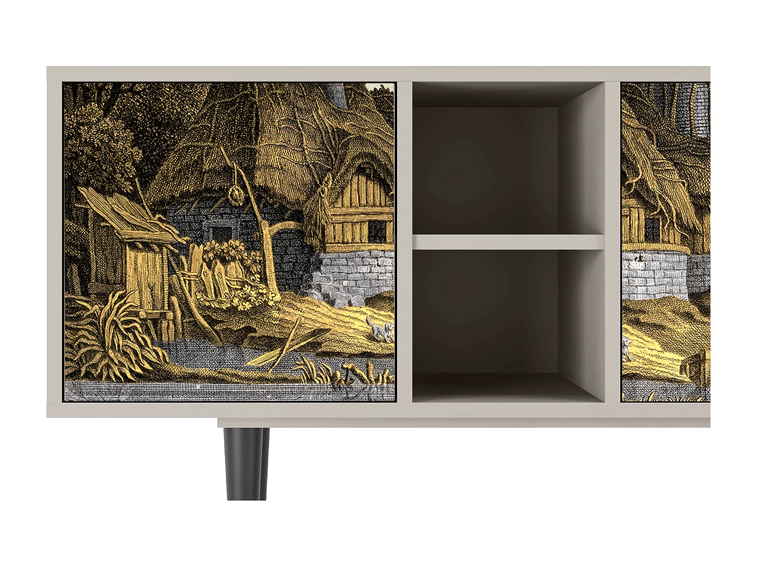 TV-Möbel - 150х69х41 cm - T5 - Mill along a River, Sand