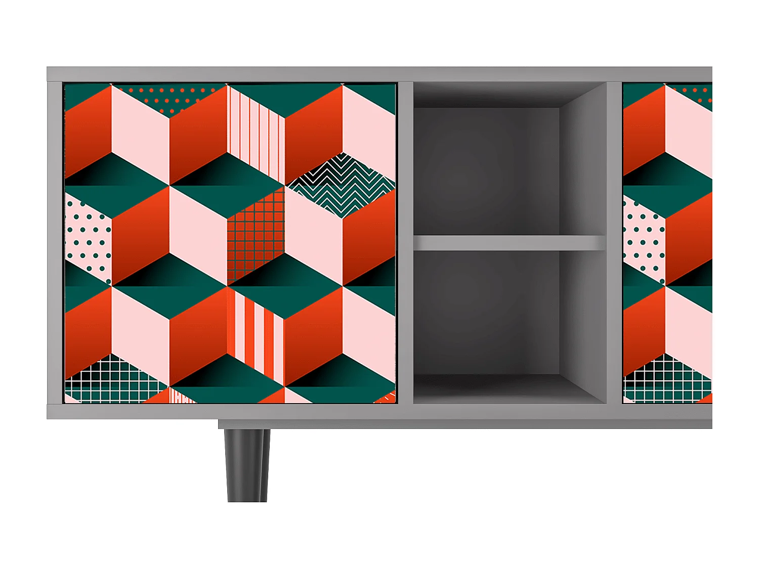 Mobile TV - 150х69х41 cm - T5 - Pepsi-Cola, Grigio