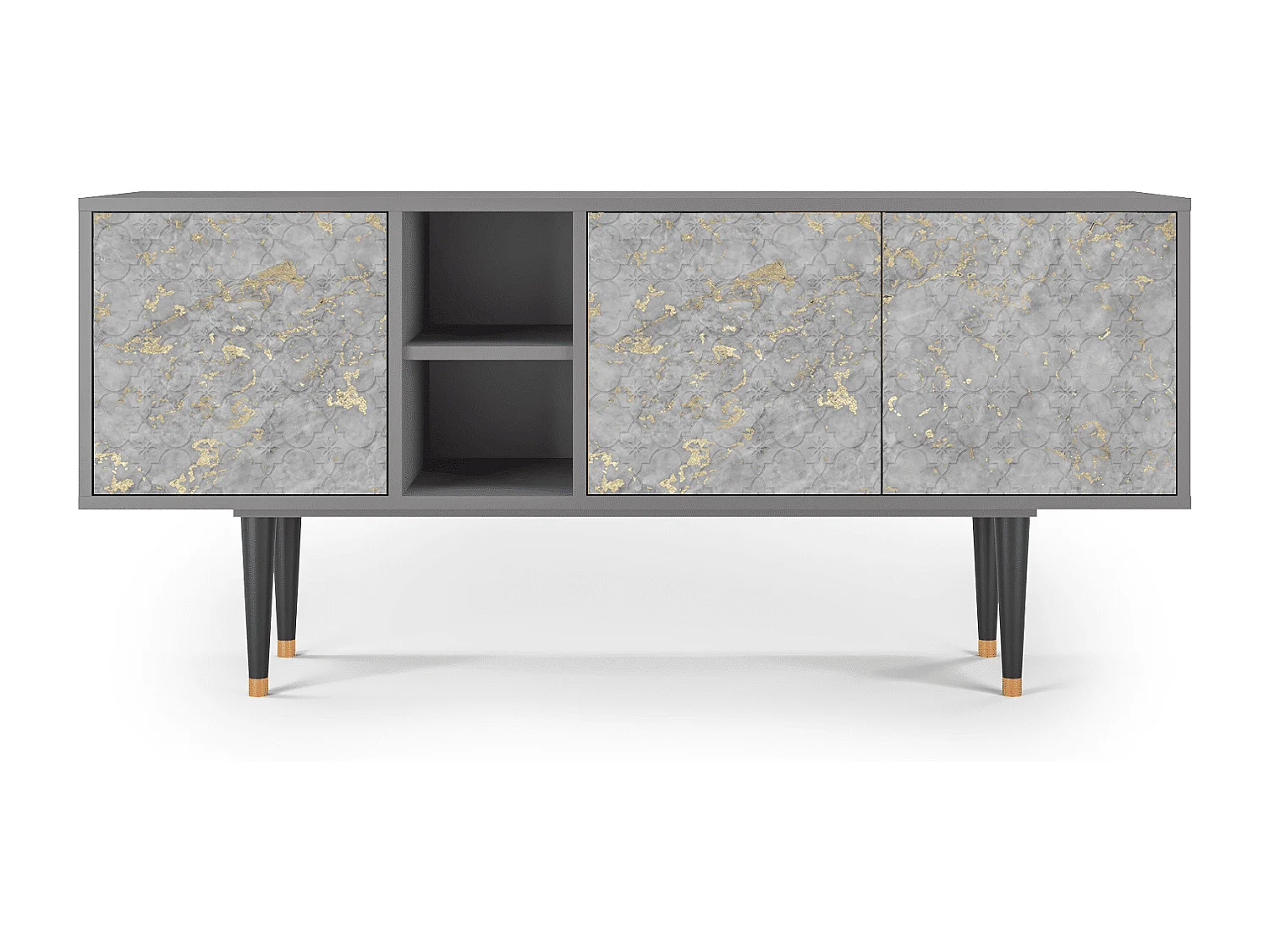 TV-Möbel - 150х69х41 cm - T5 - Mariana Trench, Grau