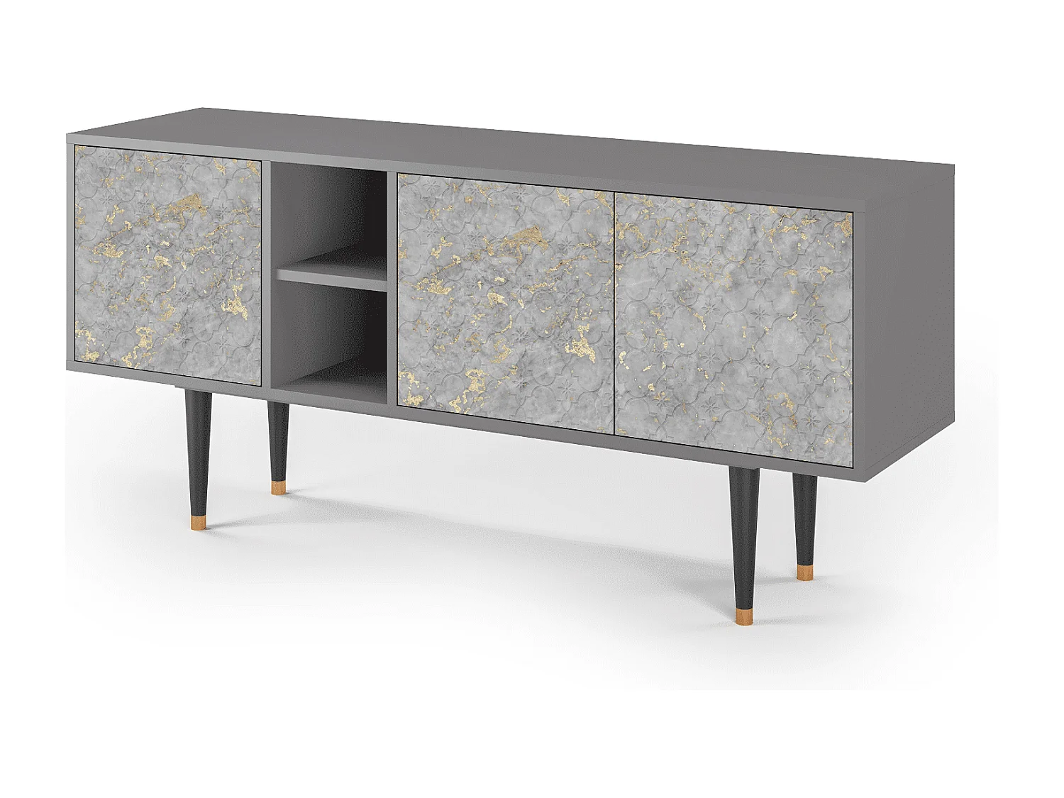 TV-Möbel - 150х69х41 cm - T5 - Mariana Trench, Grau