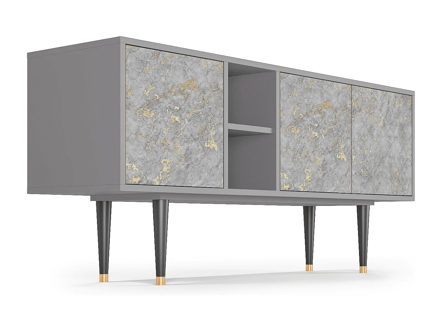 TV-Möbel - 150х69х41 cm - T5 - Mariana Trench, Grau