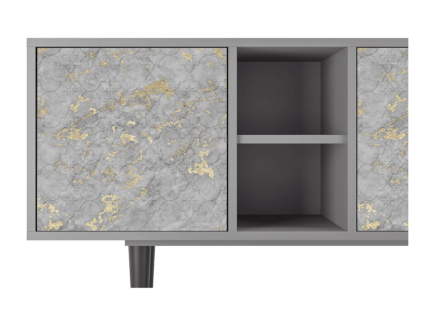 TV-Möbel - 150х69х41 cm - T5 - Mariana Trench, Grau