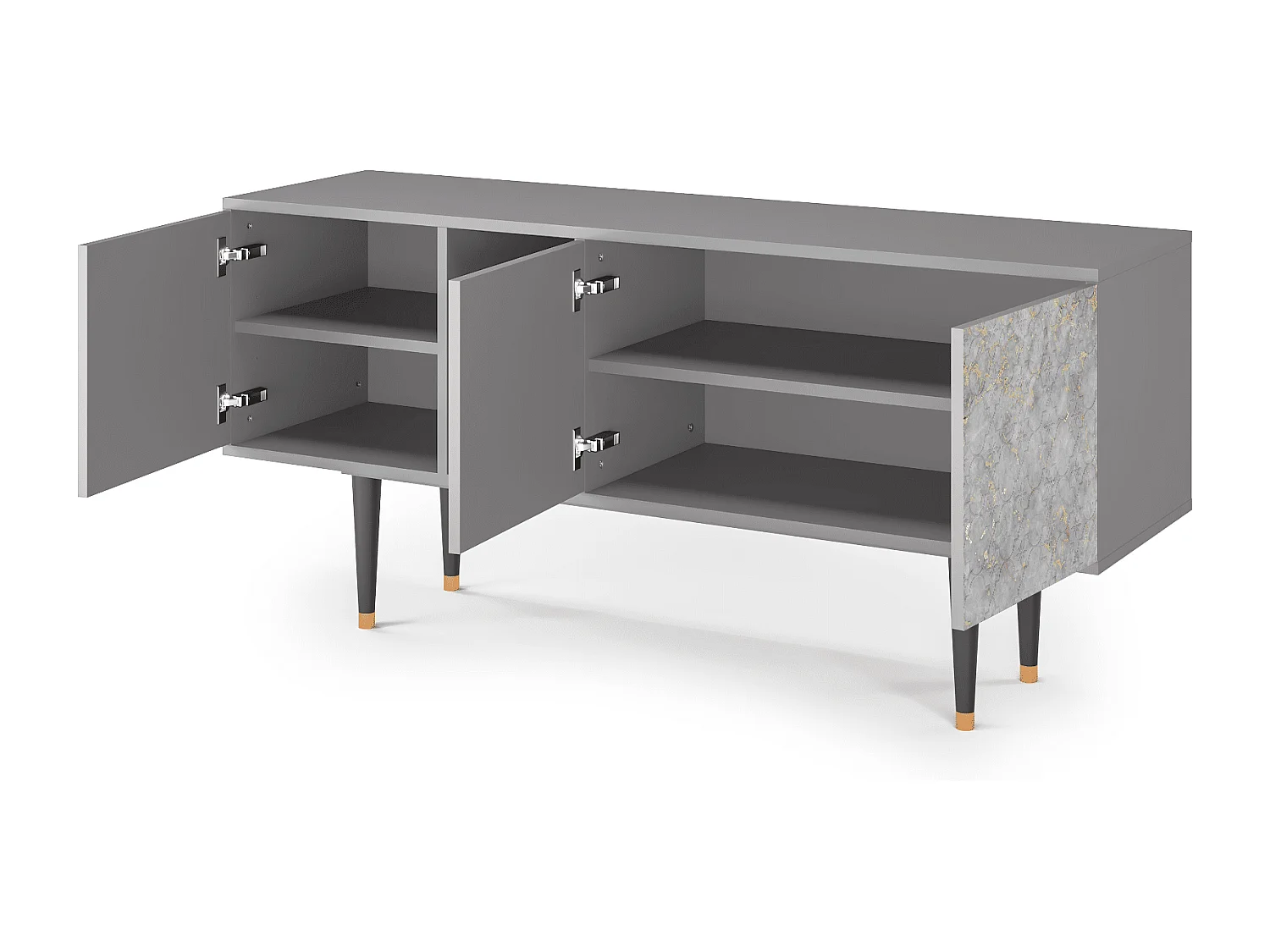 TV-Möbel - 150х69х41 cm - T5 - Mariana Trench, Grau