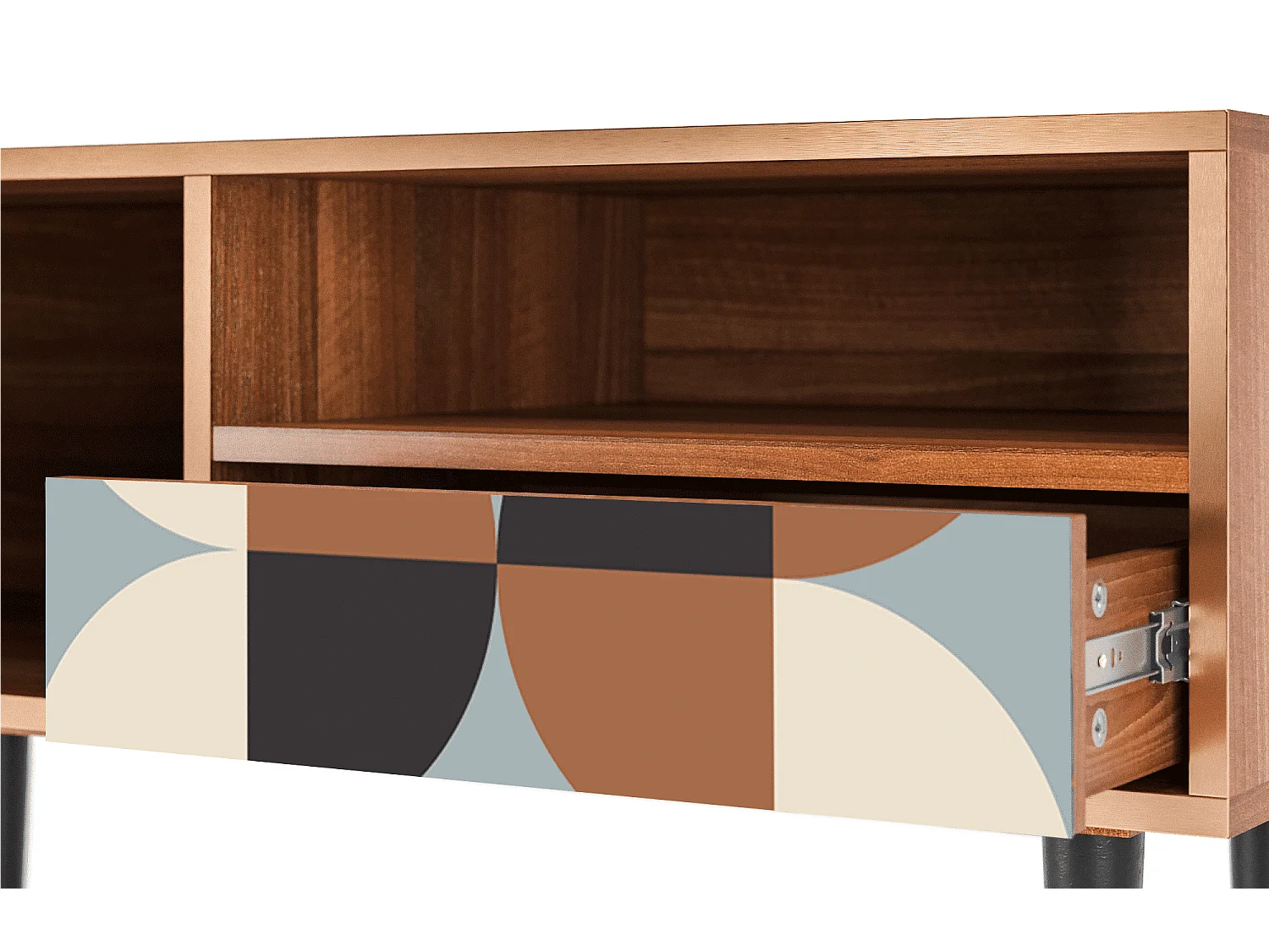 TV-Möbel - 115х59х48 cm - T3 - Brown Sensation, Walnuss