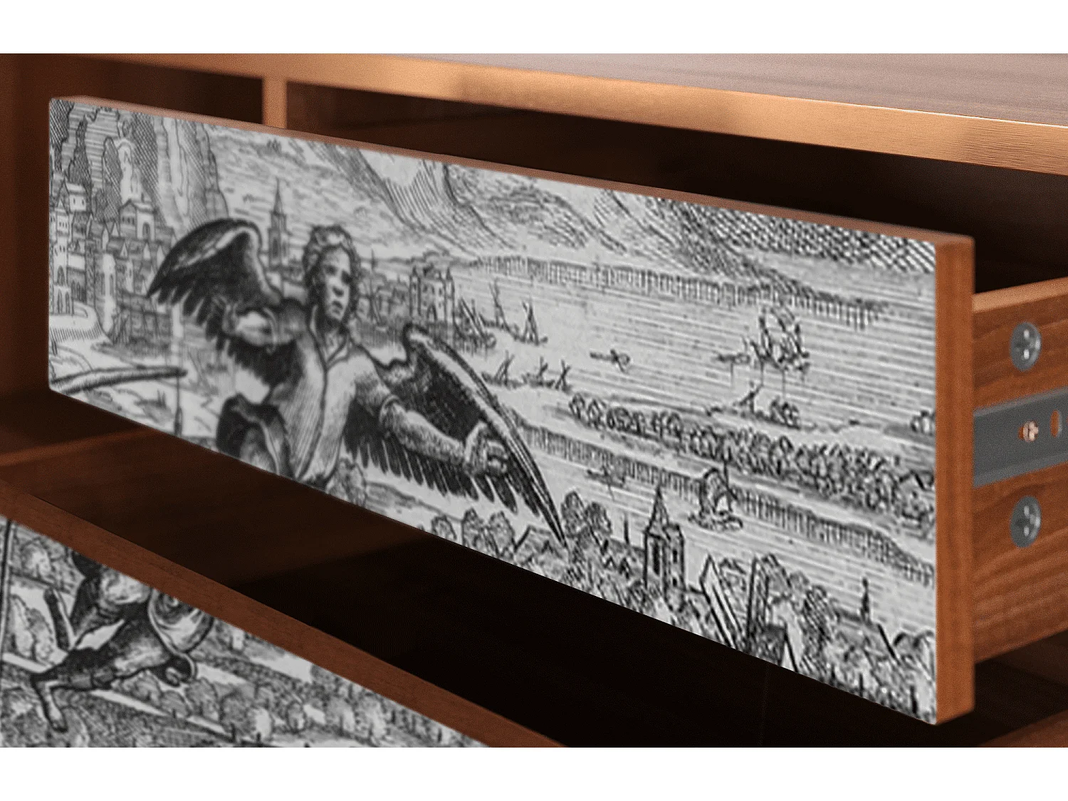 Meuble TV - 170х59х48 cm - T4 - Departure, Noyer