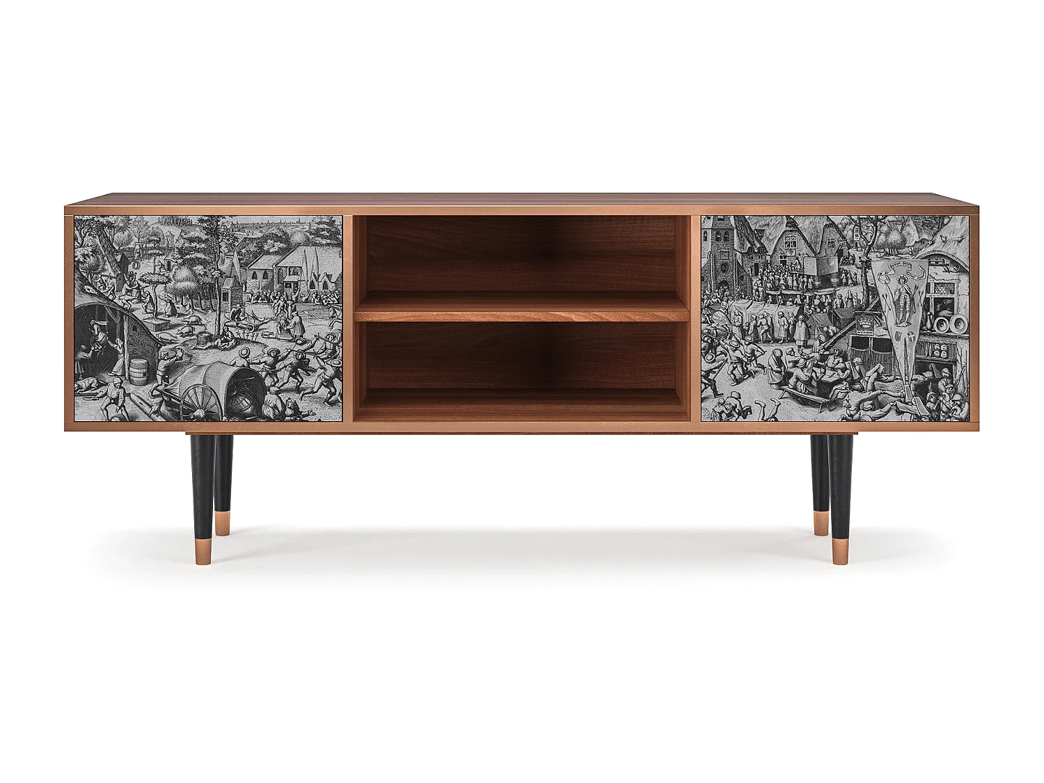 TV-Möbel - 170х69х48 cm - T2 - The Festival of Saint, Walnuss