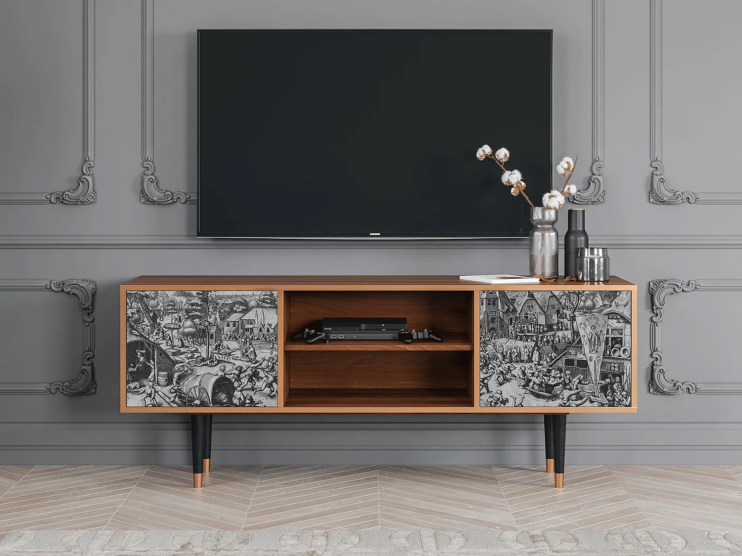 Mobile TV - 170х69х48 cm - T2 - The Festival of Saint, Noce