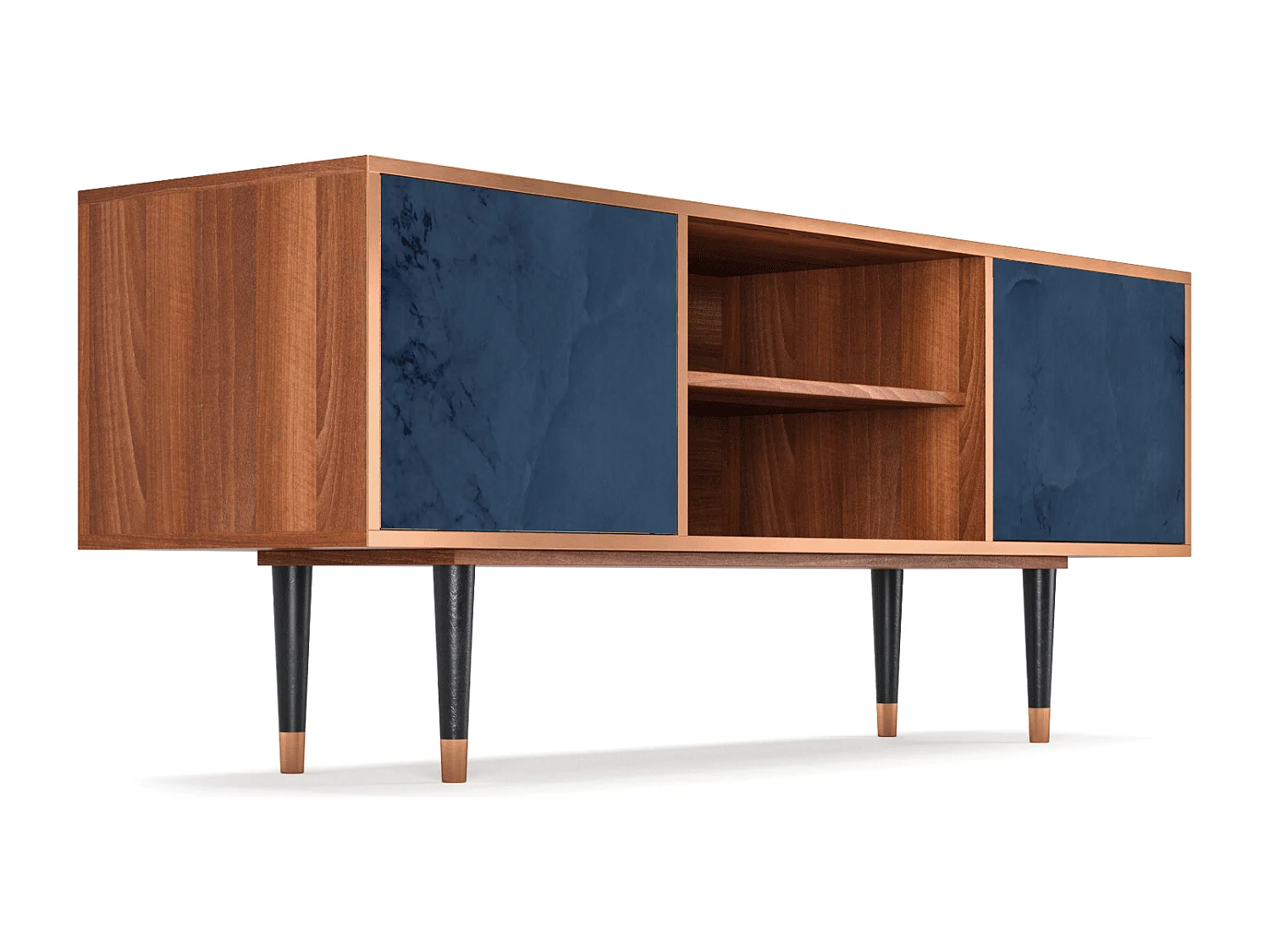 Meuble TV - 170х69х48 cm - T2 - Endless Galaxi, Noyer