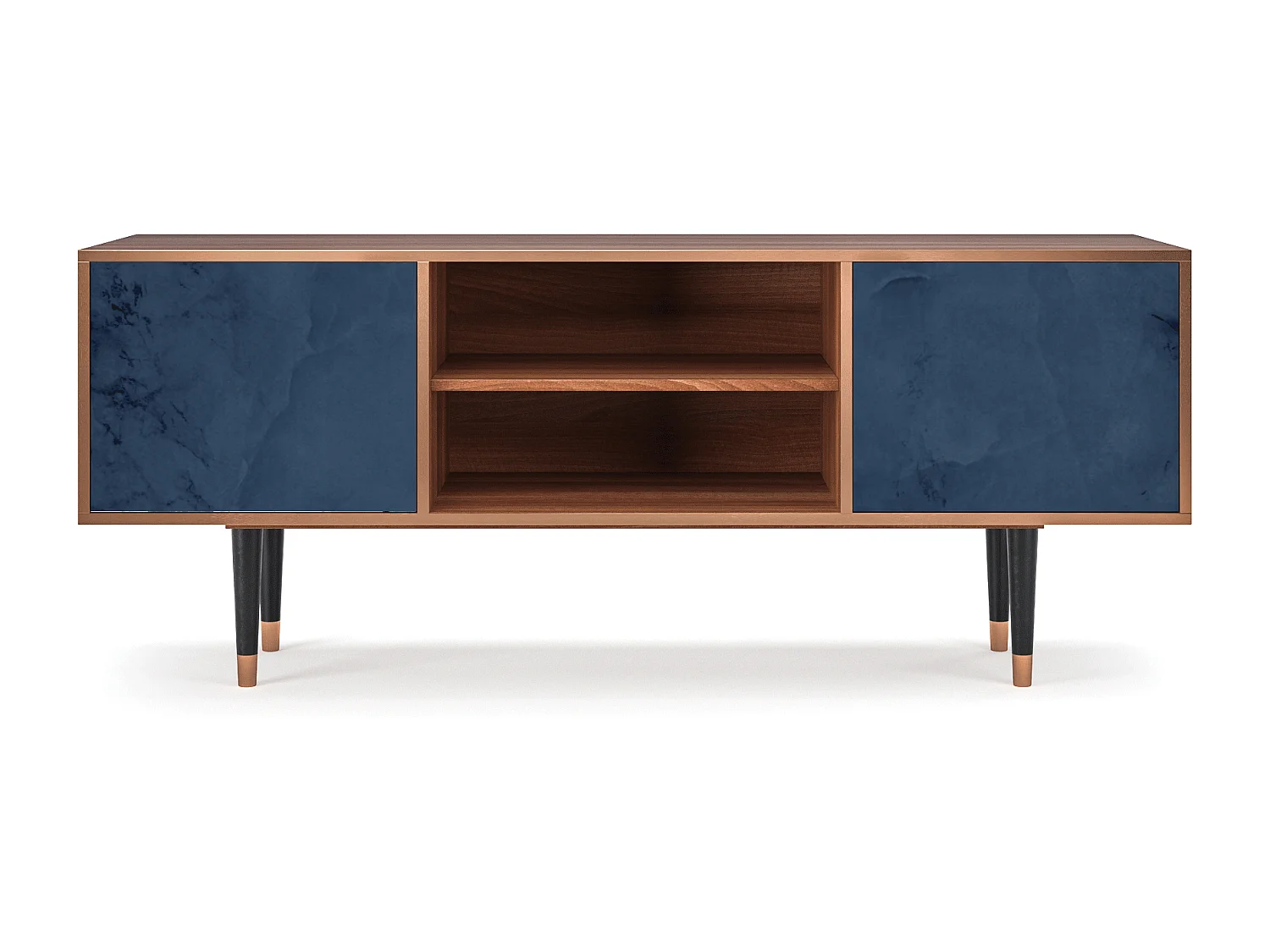 TV-Möbel - 170х69х48 cm - T2 - Endless Galaxi, Walnuss