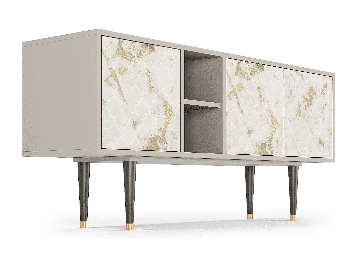 Mueble de TV - 150х69х41 cm - T5 - Sahara desert, Areia