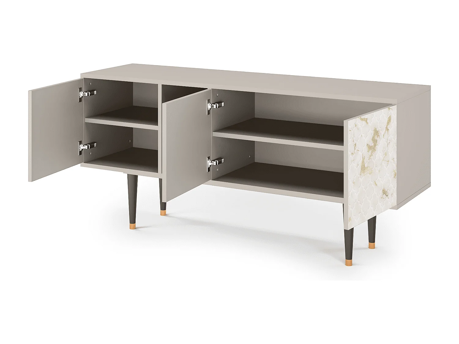 Mueble de TV - 150х69х41 cm - T5 - Sahara desert, Areia