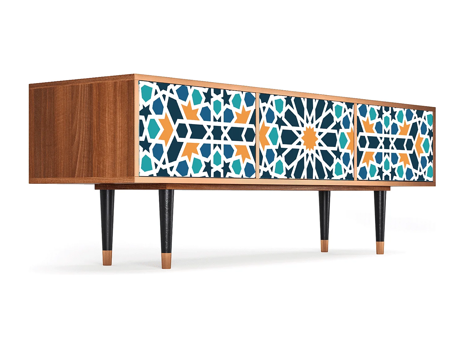 Meuble TV - 170х59х48 cm - T4 - Kaleidoscope, Noyer