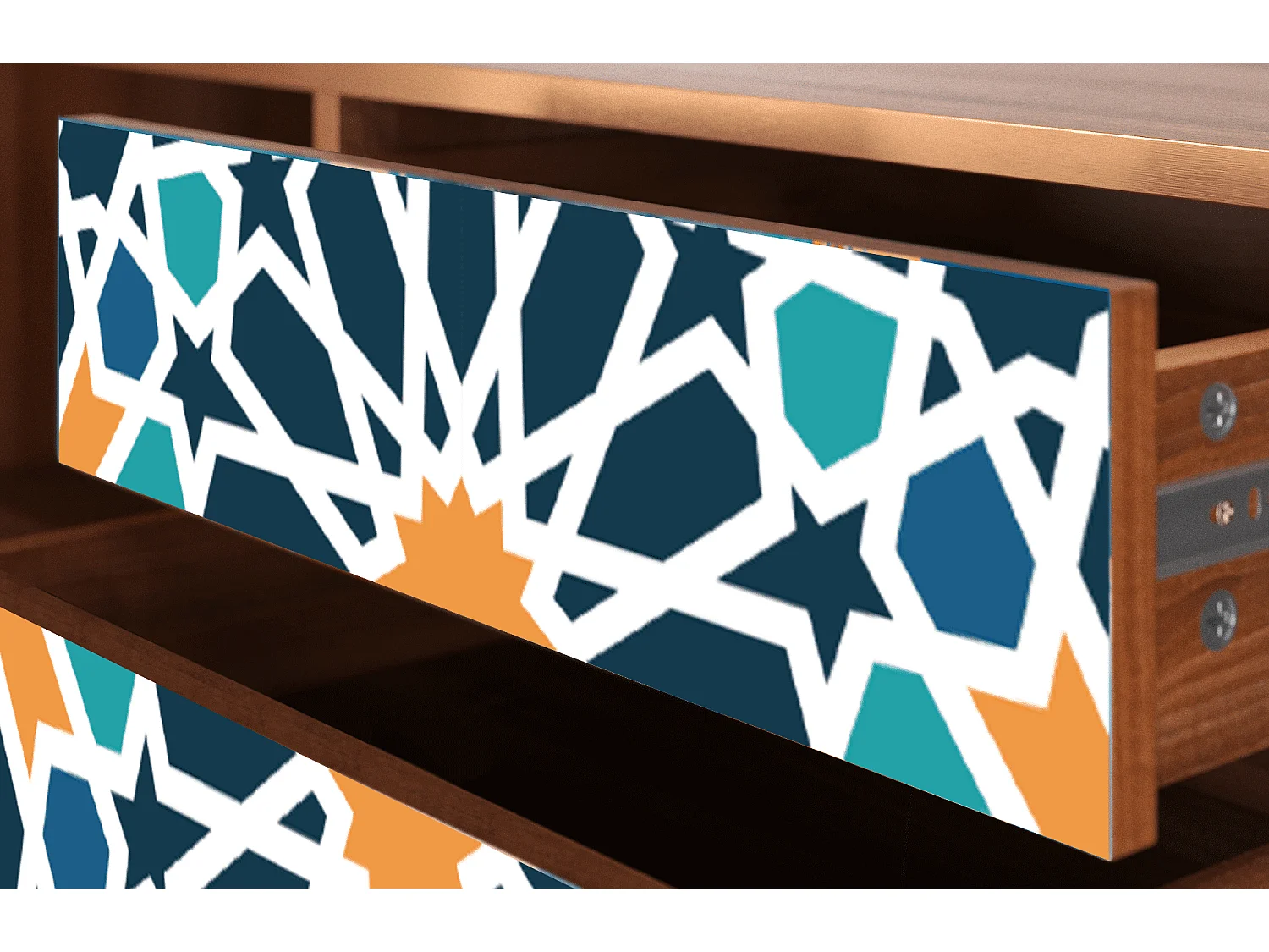 Meuble TV - 170х59х48 cm - T4 - Kaleidoscope, Noyer