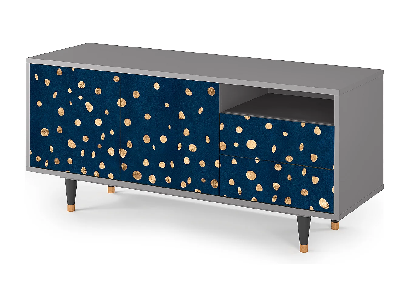 Mobile TV - 125х56х41 cm - T7 - Night Skies, Grigio